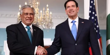 اسحاق ڈار اور امریکی وزیر خارجہ مارکو روبیو کی اہم ملاقات